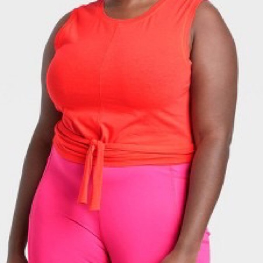 JD Fitness Orange Top.